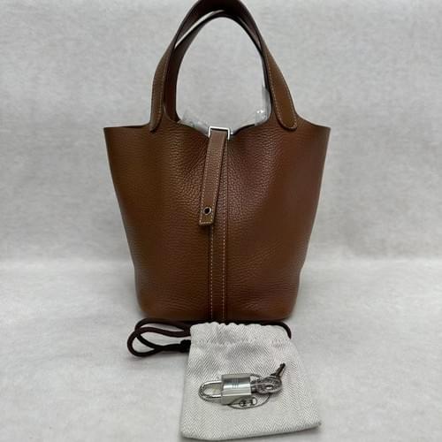 HERMES Picotin Lock PM Gold Handbag Handbag