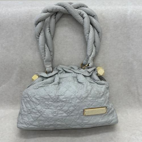 LOUIS VUITTON Nimbus Shoulder Bag Leather Monogram Olympe Women's Grey