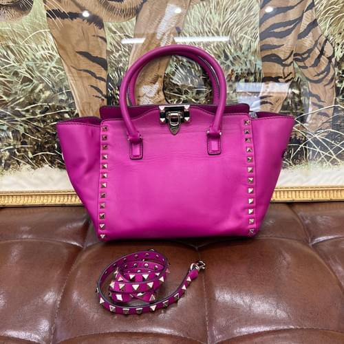Valentino Rockstud Tote 2-Way Bag