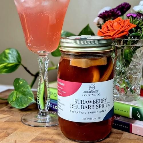 Cocktail Infusion Kit, Strawberry Rhubarb Spritz - Adornwell Cocktail Co