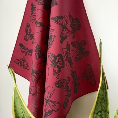 Moth Print Bandana - MBMB