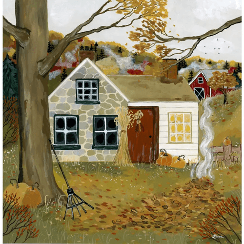 Autumn Aroma Art Print - Chimney Smoke Art