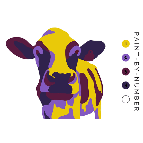 Paint-by-Number, Cow