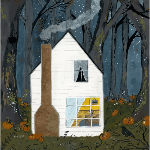 Pumpkin Pie Art Print - Chimney Smoke Art