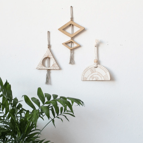 Totem Ceramic Wall Sculptures - Janelle Gramling