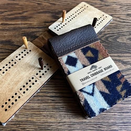 Travel Cribbage Board - North Country Craft