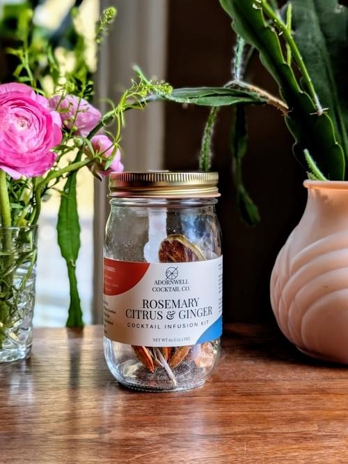 Cocktail Infusion Kit, Rosemary Citrus & Ginger - Adornwell Cocktail Co