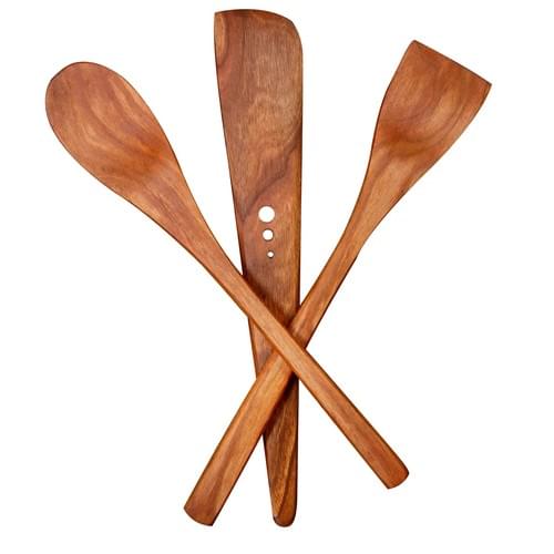 Handmade Wooden Cook's Tools - 3 piece set - Sanborn Canoe Co