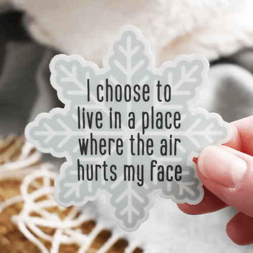 Snowflake Sticker - Wild North Co