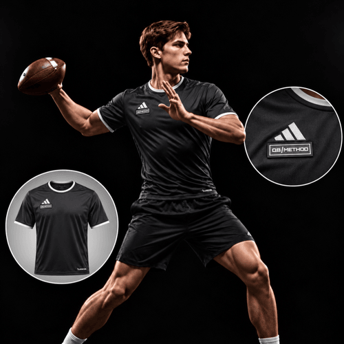QB Method Adidas Performance Black Tee