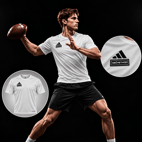 QB Method Adidas Performance White Tee