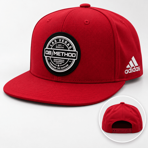 QB Method Adidas Snapback Red
