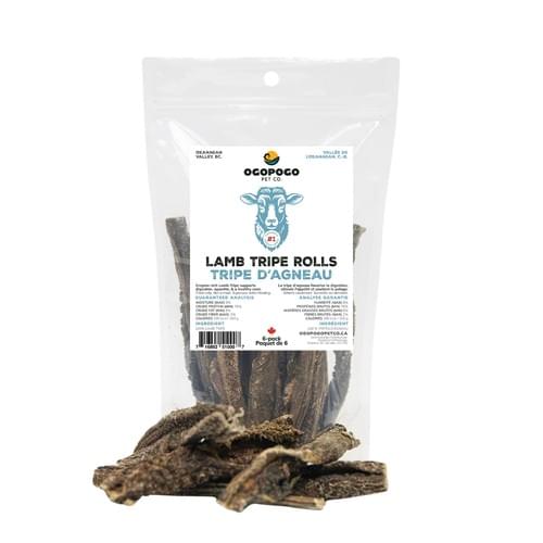 Ogopogo Pet Co.: Lamb Tripe Rolls 6 Pack