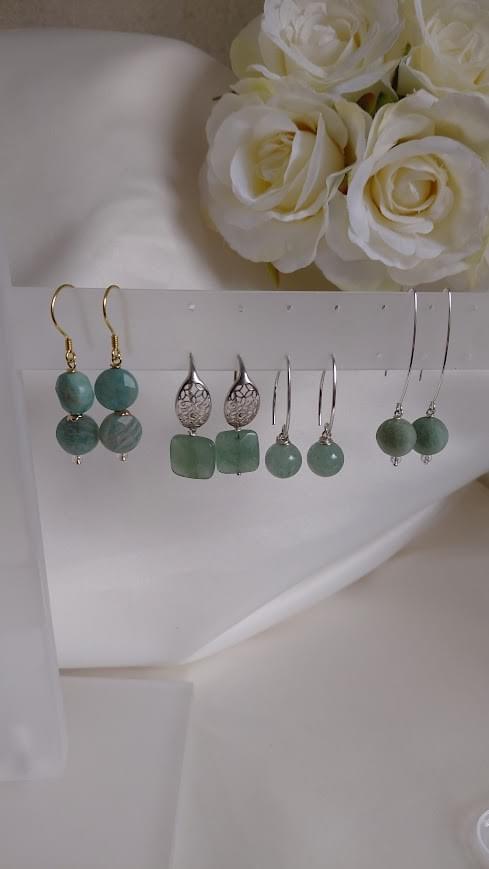 Amazonite Drop Earrings