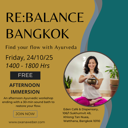 RE:BALANCE BANGKOK - Public Talk & Workshop