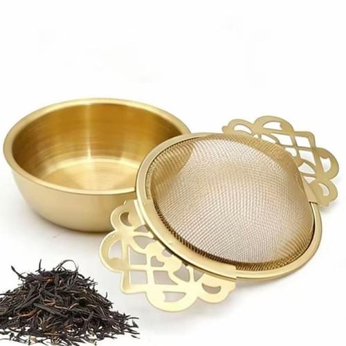 304 Stainless Steel Tea Drain Strainer, Tea Filter Mesh, Tea Drip Bowls, Teapot Strainer With Petal