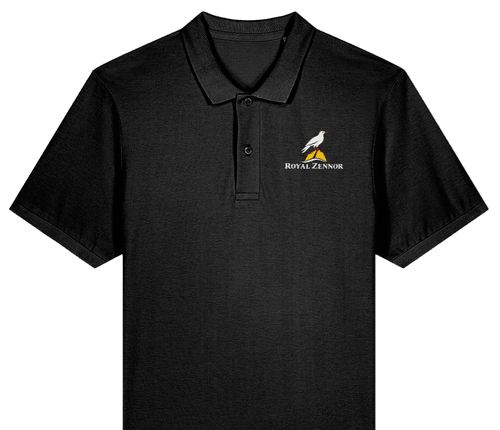 EXCLUSIVE - Royal Zennor Golf Club Polo Shirt - Black