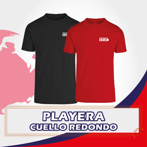 Playera cuello redondo