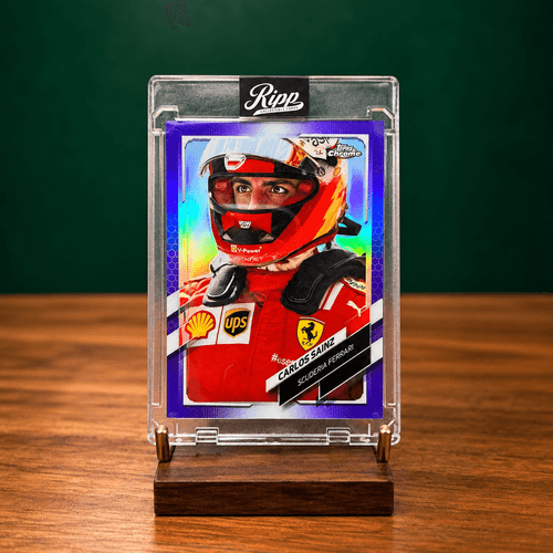 Carlos Sainz · Topps Chrome F1 Purple 180/399 · Ferrari