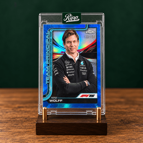 Kit Toto Wolff · 2 cartas Topps Chrome · Mercedes