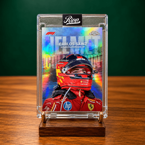 Carlos Sainz · Topps Chrome Helmet Collection · Ferrari