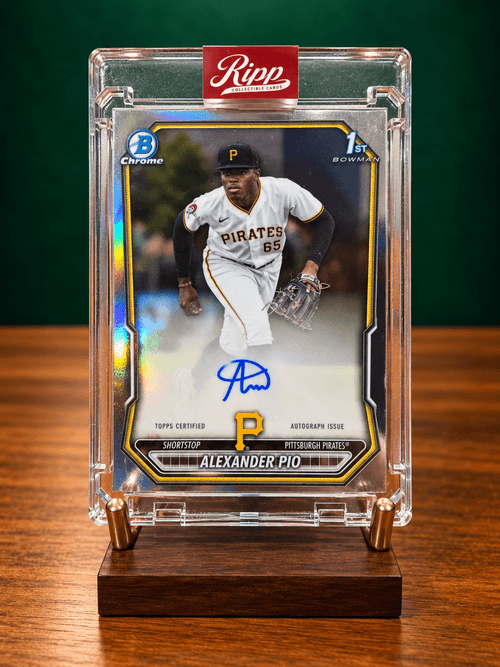 Alexander Pio · Bowman Chrome 1st Bowman Auto · Pirates