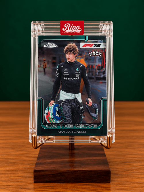 Kimi Antonelli · Topps Chrome On the Move Rookie Card · Mercedes