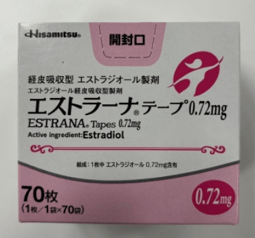 【日本直送】預訂商品 日本久光製藥 女性荷爾蒙 改善更年期不適 不孕症治療 貼布 0.72mg /70枚 大阪直送
