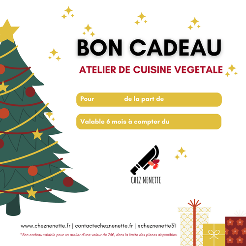 BON CADEAU NOËL 2026