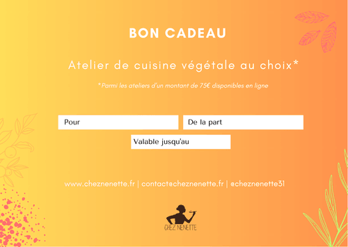 Bon Cadeau (anniversaire, fête des mères, des pères...)