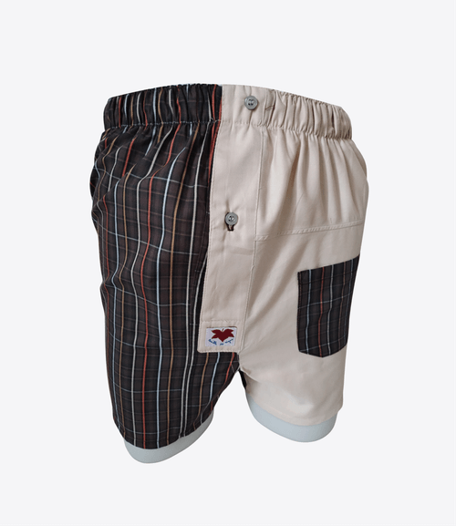 Caleçon Homme-Femme - Rose et marron | Taille L | REF L103