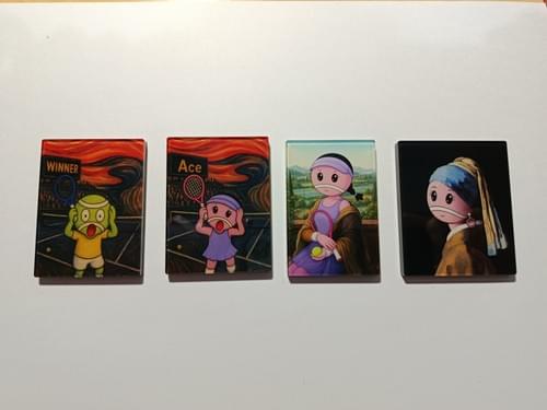 網球君名畫系列磁石貼