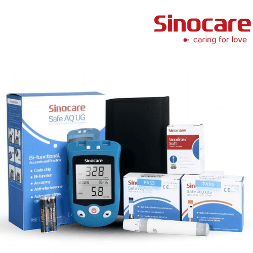 Sinocare-AQ UC 血糖尿酸2合1檢測儀套裝(國際版)