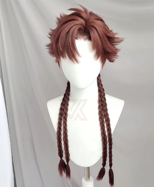 Pre-style Ashes of the Kingdom Sun Ce Cosplay Wig