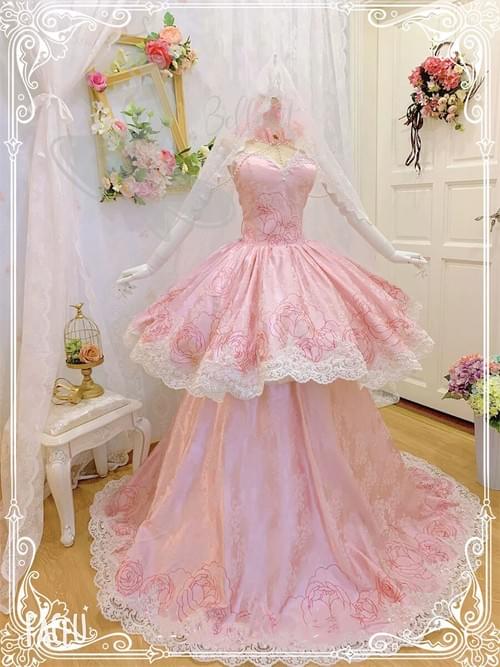 Vocaloid Bride Lolita Cosplay Dress