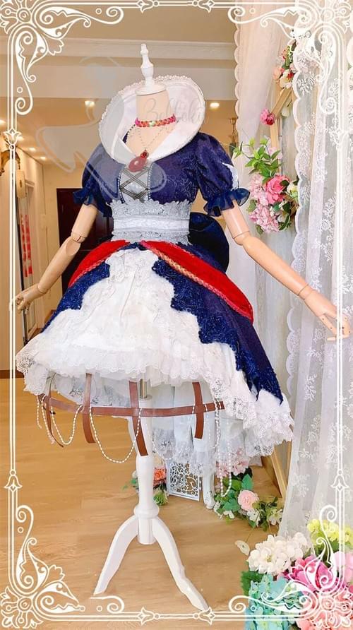 The Idolm@Ster Ninomiya Asuka Lolita Cosplay Dress