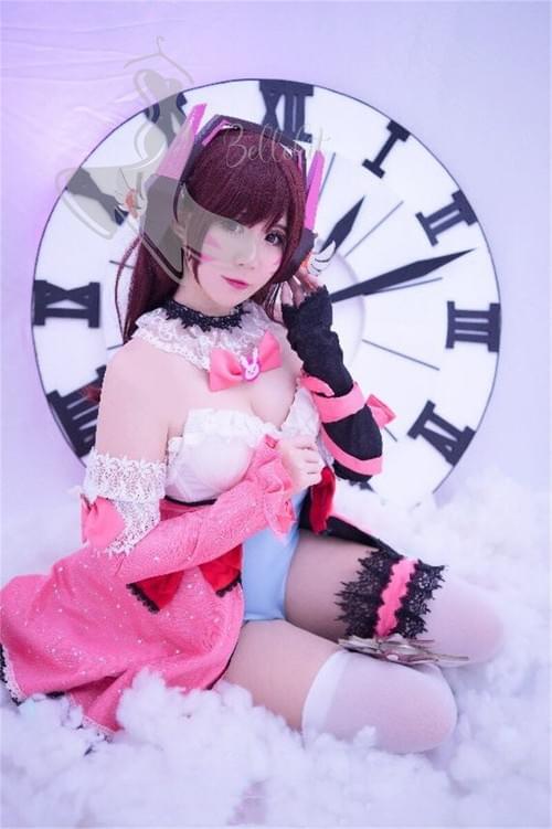 Overwatch D.va Cosplay Lolita