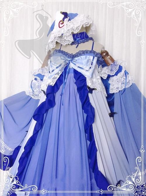 Touhou Project Saigyōji Yuyuko Cosplay Lolita