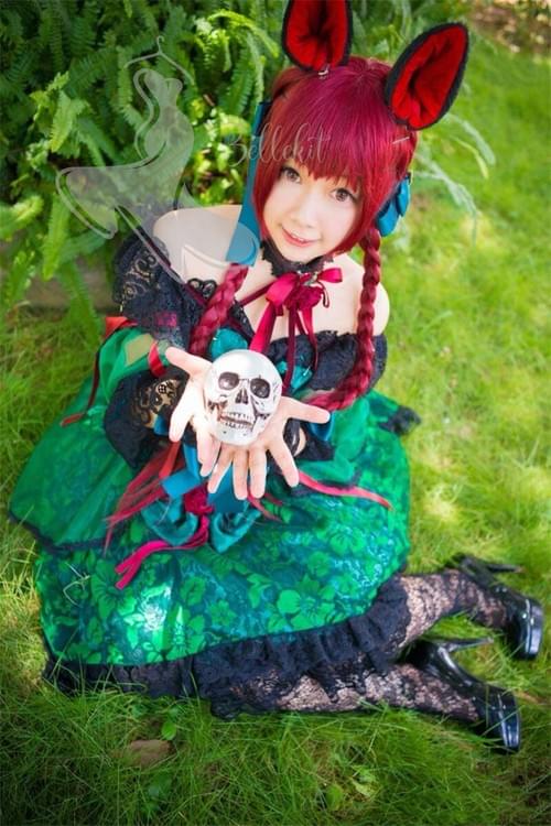 Touhou Project Kaenbyou Rin Cosplay Lolita