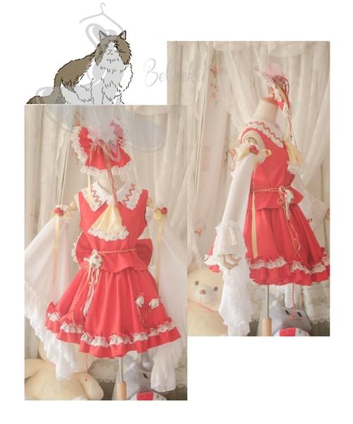 Touhou Project Hakurei Reimu Cosplay Lolita