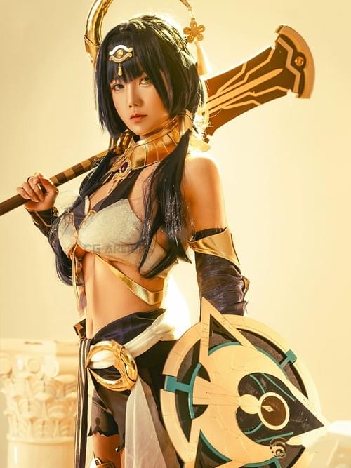 Genshin Impact Candace Cosplay Costume