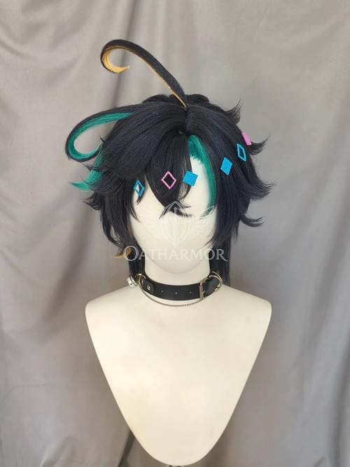 Genshin Impact Kinich cosplay wig