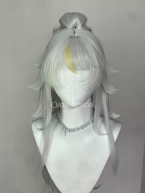 Genshin Impact Zibai cosplay wig