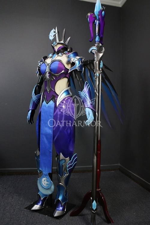 Overwatch Mercy Pacific All-Stars Skin Cosplay Armor