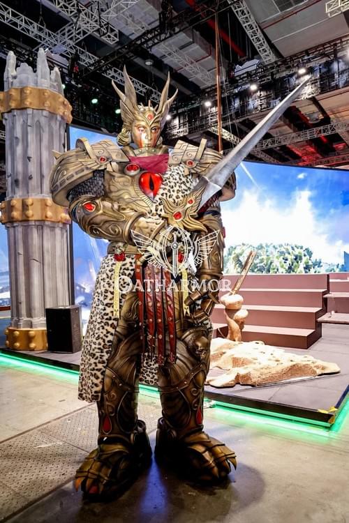 WH 40K Blood Angels Saint Gilles cosplay custom