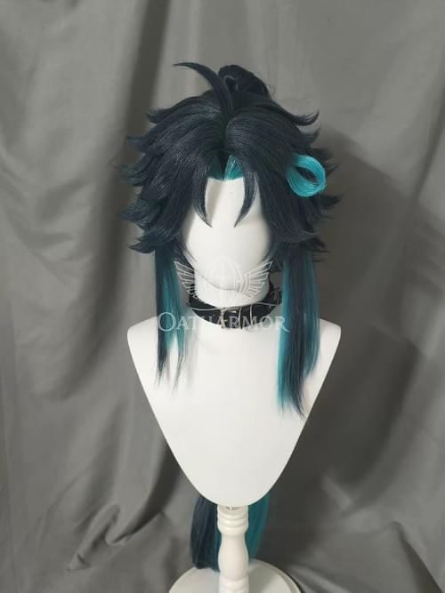 Genshin Impact Xiao cosplay wig