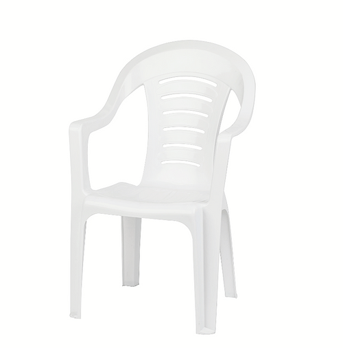 Stackable Garden Chair Armchair Outdoor Patio Furniture Plastic Chair