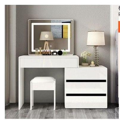 Dressing Table with Mirror makeup LED mirror Vanity Mirror Stool