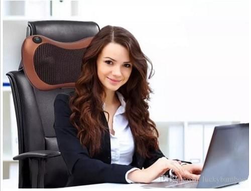 Massage Pillow Infrared Therapy Heating Cushion For Car and Home
