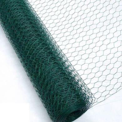 1.0M X 25M PVC Coated Hexagonal Wire Netting Galvanized Wire Mesh Chicken Mesh